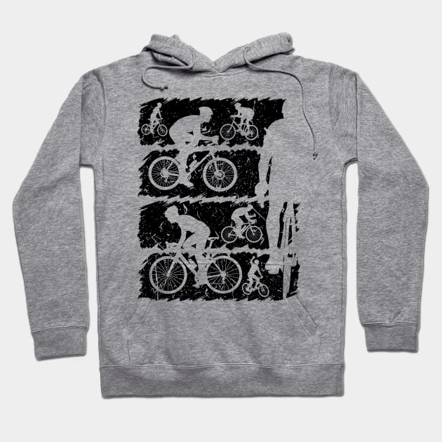 Bicycle Lover Cyclist Men Cycling Hoodie by Humbas Fun Shirts